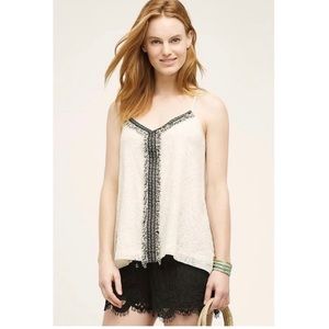 Anthropologie fringe tank top